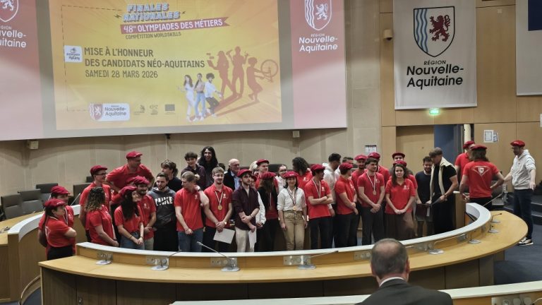 Cérémonie de mise à l'honneur des candidats néo-aquitains aux finales nationales des worldskills